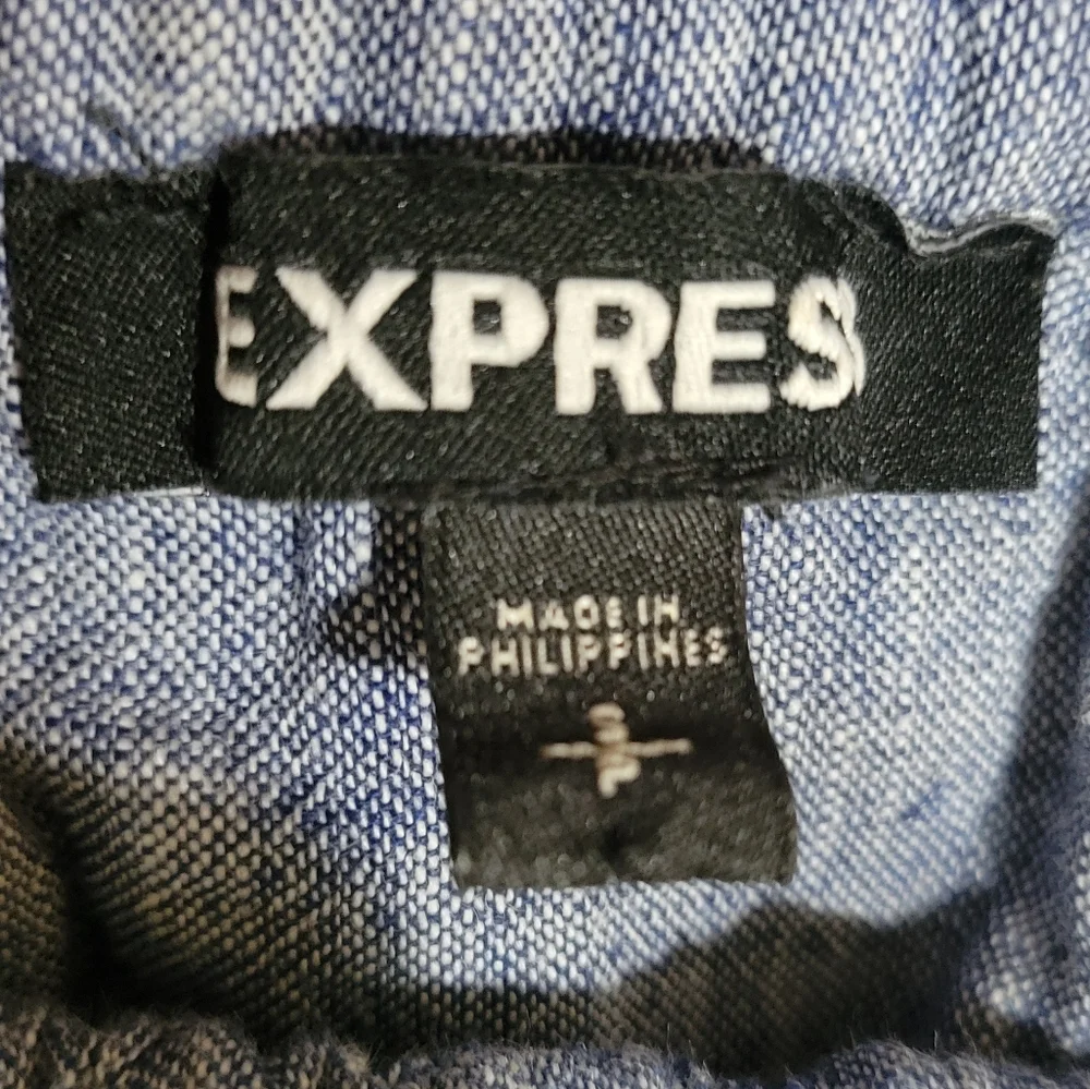Express Ruffle Crop Top Size Small - Picture 4 of 5
